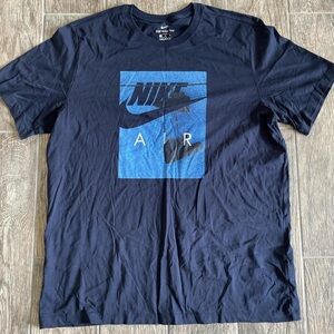 Nike Men's Dark Blue Air Graphic Tee